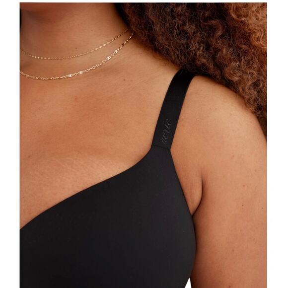 Aerie Smoothez Lightly Lined Bra Full Coverage Black Size Women's Size 32C NWT - Picture 15 of 16